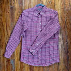 Red Plaid Button Down